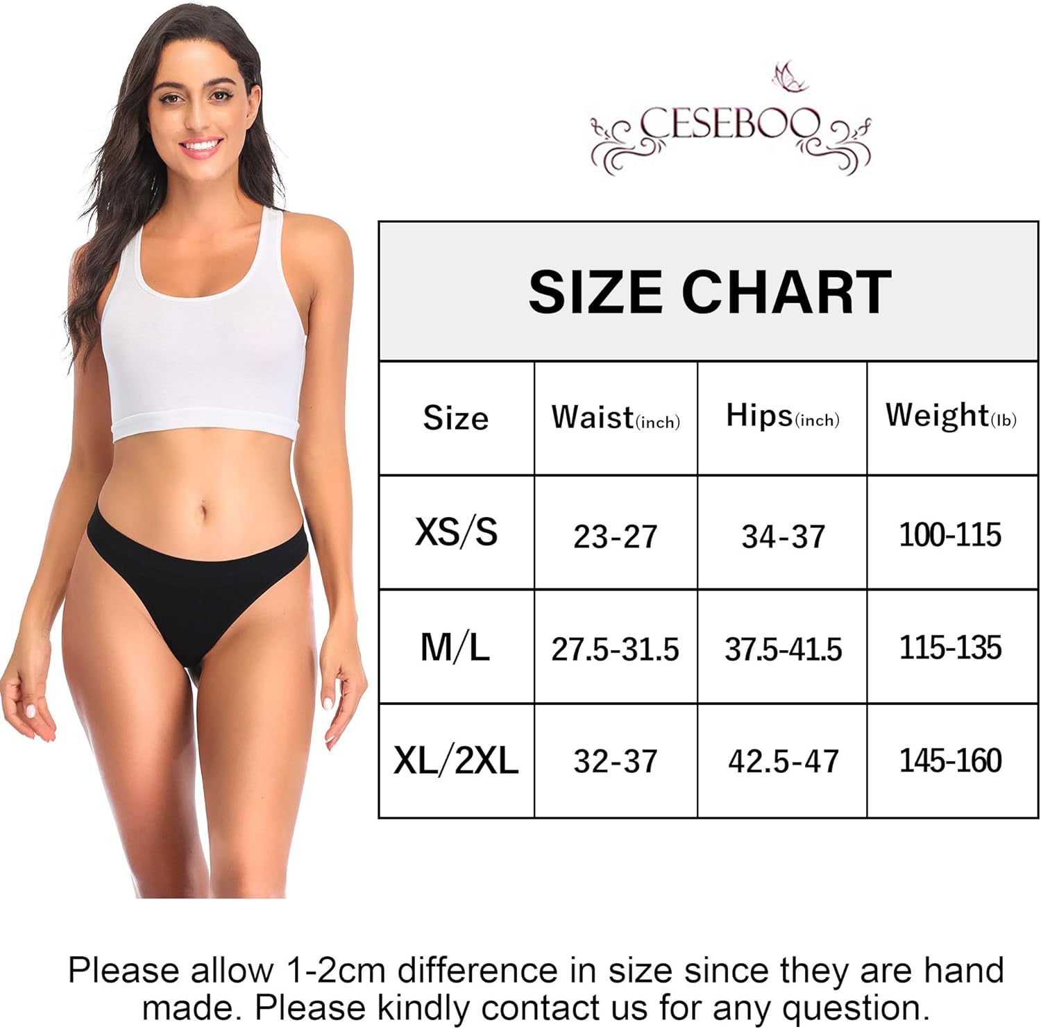 Thongs for Women, Womens Thongs Seamless Thongs Underwear for Women Low Waist No Show Thong