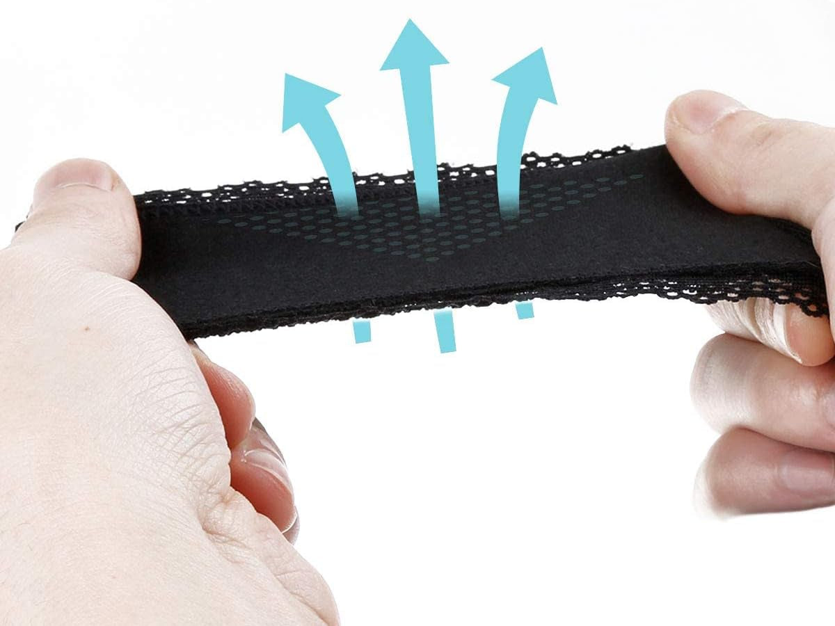 Women Lace Garter Belt Suspender Belts for Thigh High Stockings Skin Friendly Garter Black