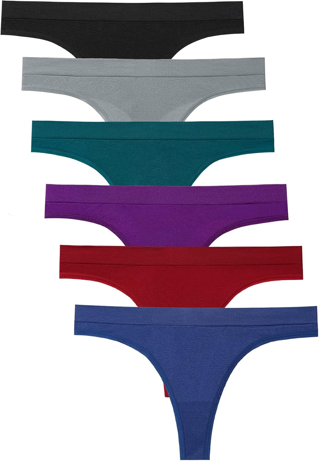 Thongs for Women, Womens Thongs Seamless Thongs Underwear for Women Low Waist No Show Thong