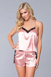 BW1787 Jasmina Satin Cami & Short Set